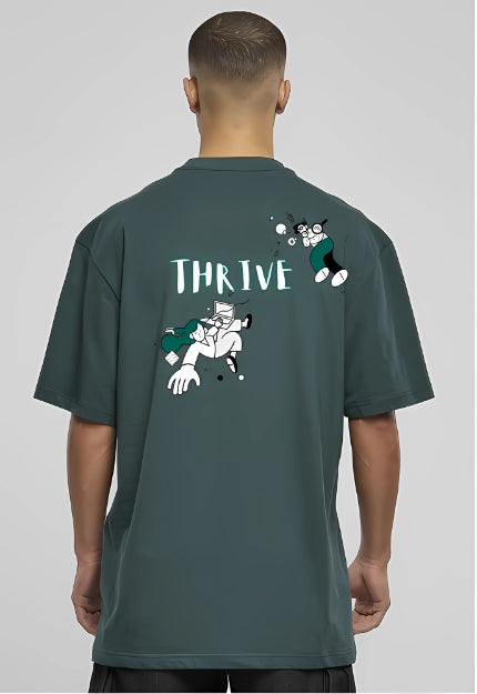 Oversized T-Shirt for Men β Gray, Relaxed Fit