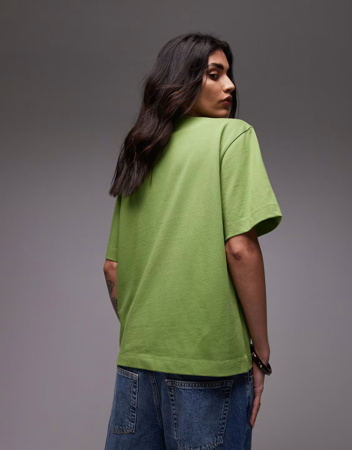 Oversized T-Shirt for Women β Leight Green, Relaxed Fit