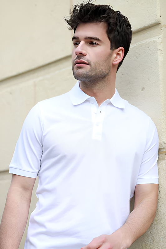 Polo Plain white tshirt