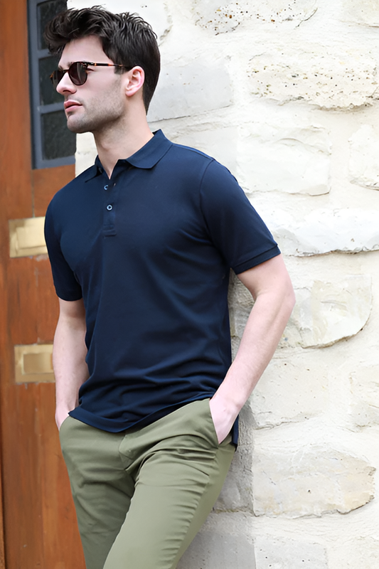 Polo Plain Blue tshirt